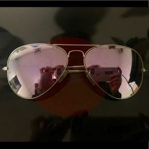 Purple Ray-Band Aviators